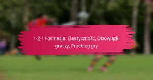 1-2-1 Formacja: Elastyczność, Obowiązki graczy, Przebieg gry