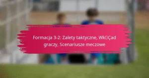 Formacja 3-2: Zalety taktyczne, Wkład graczy, Scenariusze meczowe